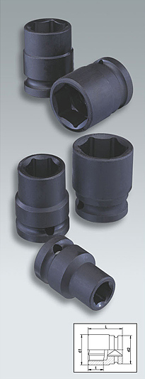 1/2" Impact Sockets (Thin wall impact socket)