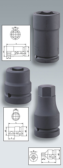 Combination Budd Wheel Impact Sockets