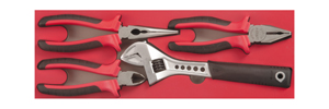 4 PC Pliers and Adjustable Wrenches Set 