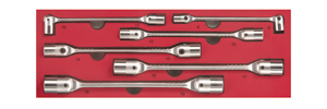 6 PC Double Flex Socket Wrenches Set