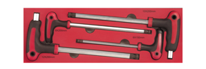 4 PC T Type Handle Ball Point Hex Wrenches Set